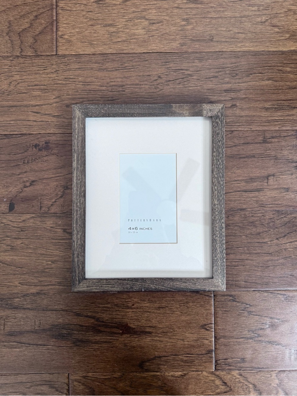 NIB Pottery Barn Gallery Wood Frame Charcoal with Mat 9x11 for 4x6  Photo